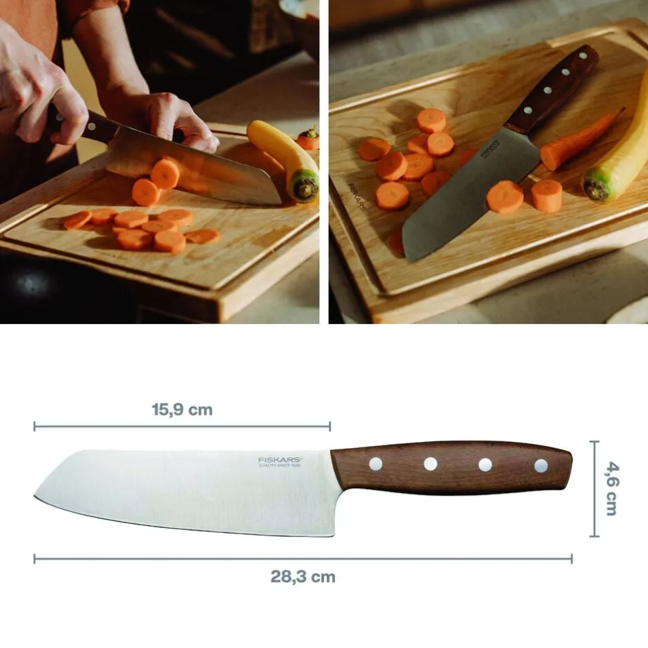 Køkkenknive & Sakse<Fiskars Folken Santoku kniv 16cm