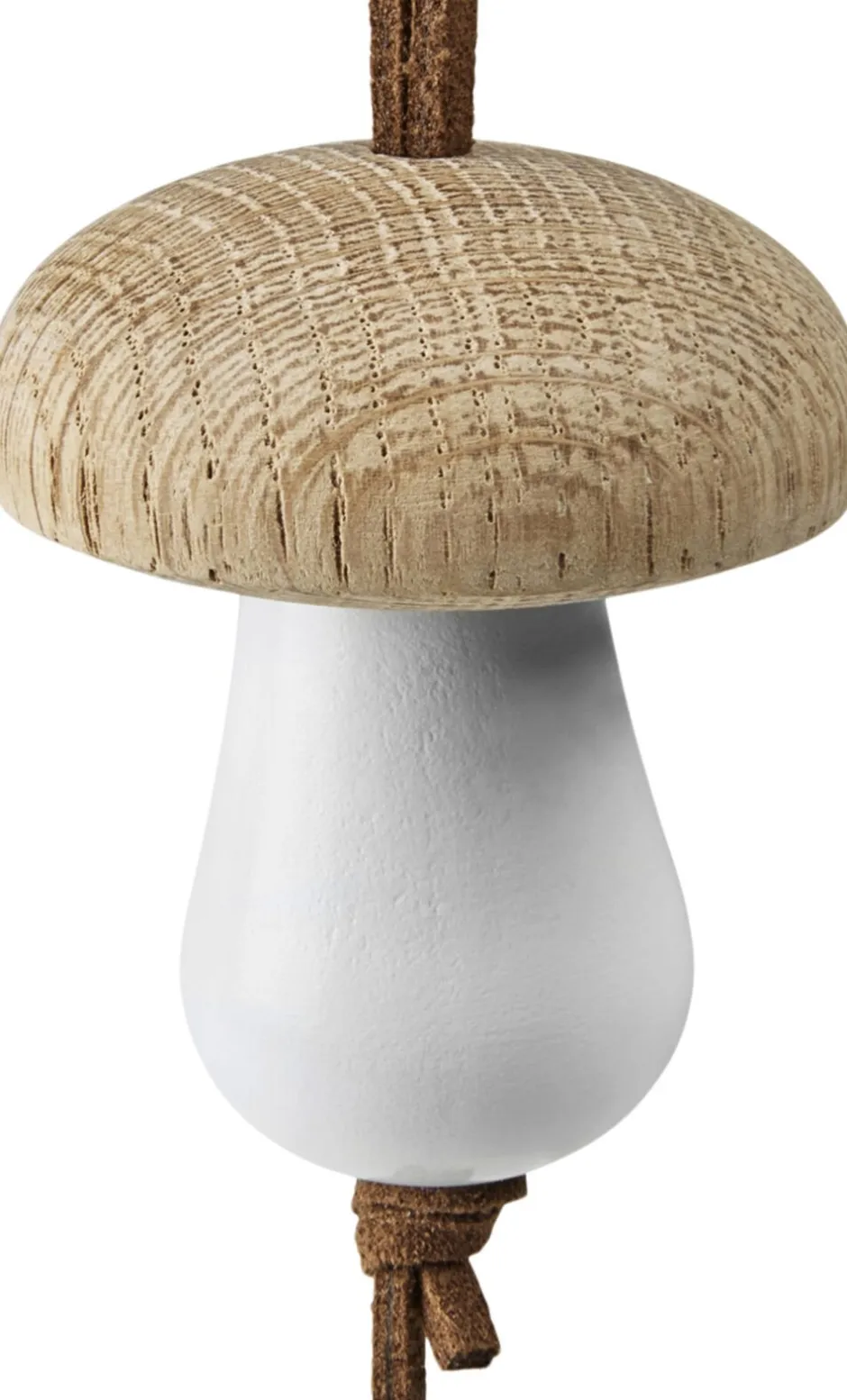 Juletræspynt<Rosendahl Forest Tales Svamp Ø4. 5 cm blank hvid