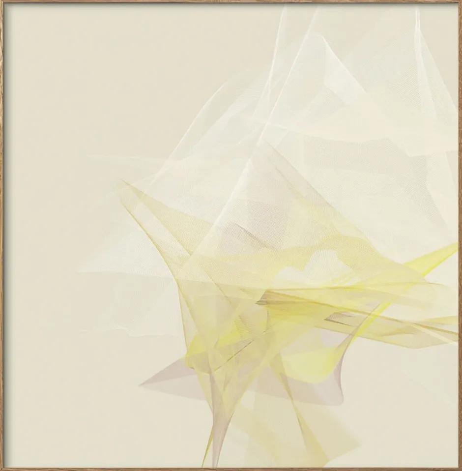Plakater & Rammer<Poster & Frame Form Faktory - «Brighter Days Series« - Electric Whirlwind (Square) Flerfarvet