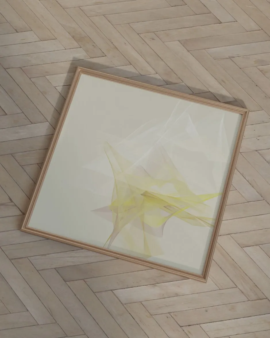 Plakater & Rammer<Poster & Frame Form Faktory - «Brighter Days Series« - Electric Whirlwind (Square) Flerfarvet