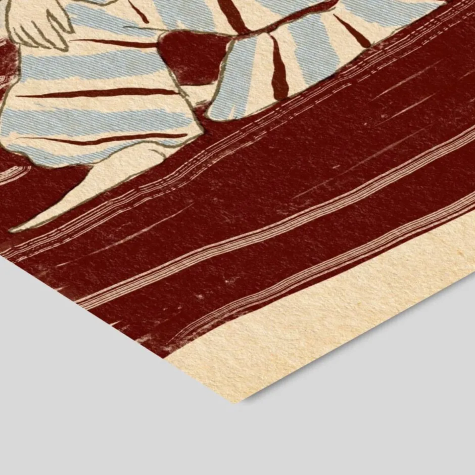 Plakater & Rammer<Poster & Frame Form Faktory - Sofa Burgundy Flerfarvet