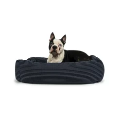 Puder|Til Boligens Kæledyr<Fossflakes Hundeseng Blue pinstripe