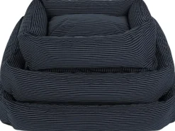Puder|Til Boligens Kæledyr<Fossflakes Hundeseng Blue pinstripe
