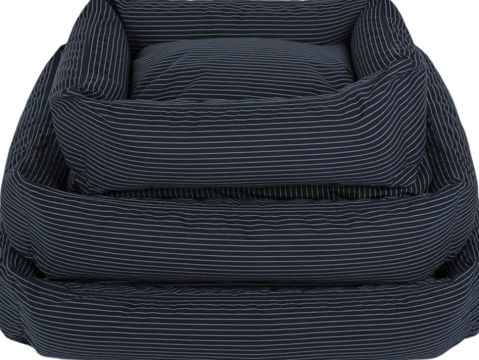 Puder|Til Boligens Kæledyr<Fossflakes Hundeseng Blue pinstripe