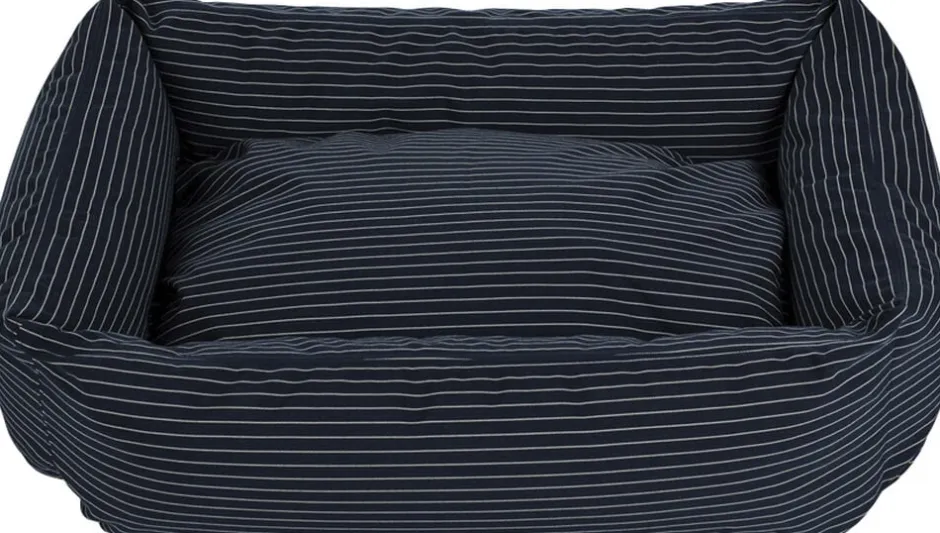 Puder|Til Boligens Kæledyr<Fossflakes Hundeseng Blue pinstripe
