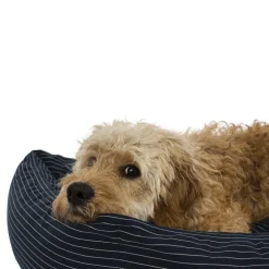 Puder|Til Boligens Kæledyr<Fossflakes Hundeseng Blue pinstripe