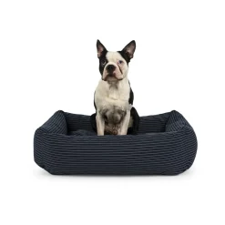 Puder|Til Boligens Kæledyr<Fossflakes Hundeseng Blue pinstripe