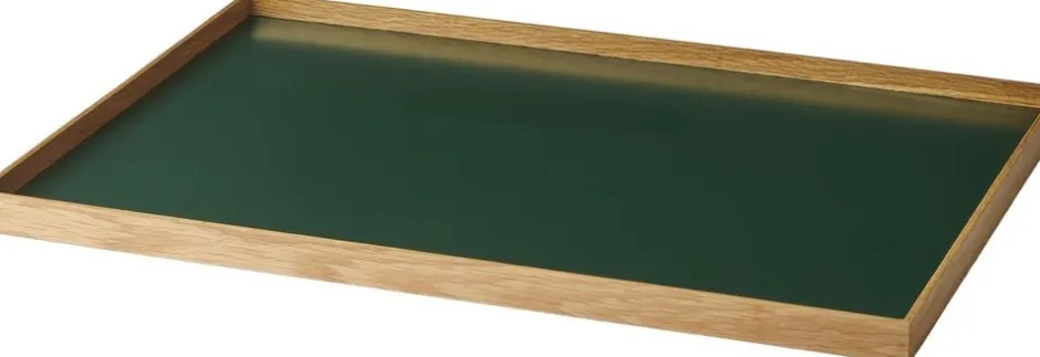 Tilbehør Til Bordet<GEJST Frame tray large oak/green