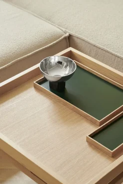 Tilbehør Til Bordet<GEJST Frame tray medium oak/green