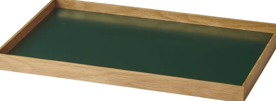 Tilbehør Til Bordet<GEJST Frame tray medium oak/green