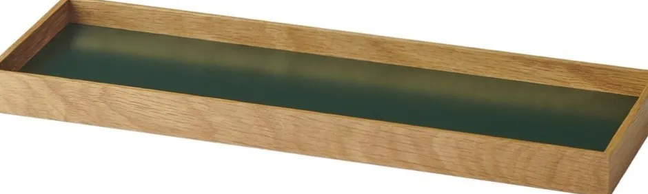 Tilbehør Til Bordet<GEJST Frame tray small oak/green