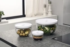 Køkkenmaskiner<Zwilling Fresh & Save BOWLS Vakuum skål sæt S/M/L / 6-dele, Glas, gen