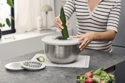 Opbevaring<Zwilling Fresh & Save BOWLS Vakuumskål L / 26 cm, Rustfrit stål, Sølv
