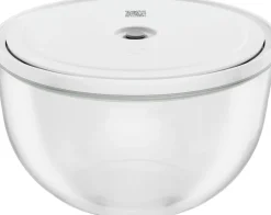 Køkkenmaskiner<Zwilling Fresh & Save BOWLS Vakuumskål L / 26 cm, Glas, Gennemsigtig