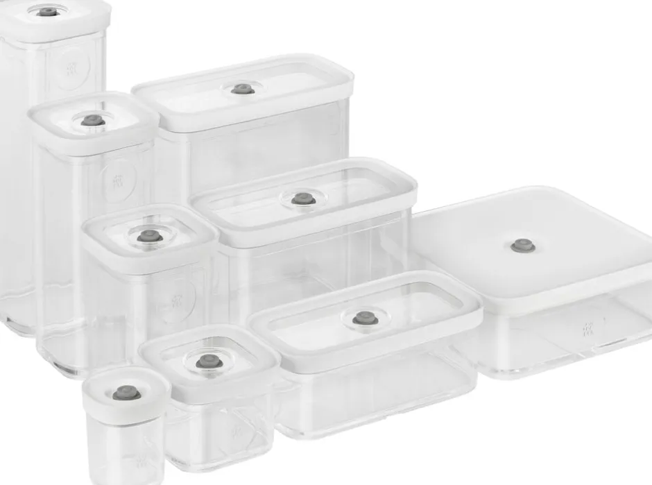 Opbevaring<Zwilling Fresh & Save CUBE Sæt S6 gennemsigtig-hvid