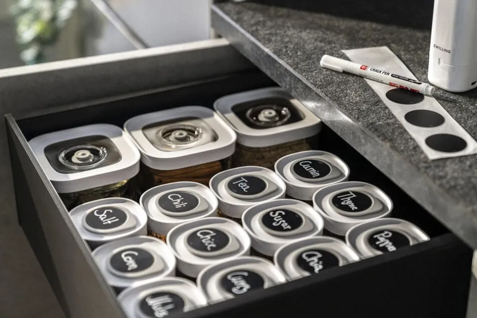 Opbevaring<Zwilling Fresh & Save CUBE Sæt S6 gennemsigtig-hvid