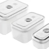Opbevaring<Zwilling Fresh & Save Vakuum beholdersæt 3d i plastik. S,M, L