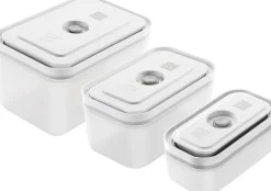 Opbevaring<Zwilling Fresh & Save Vakuum beholdersæt 3d i plastik. S,M, L