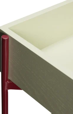 Møbler<Hübsch Fresh Rullebord Khaki/Burgundy