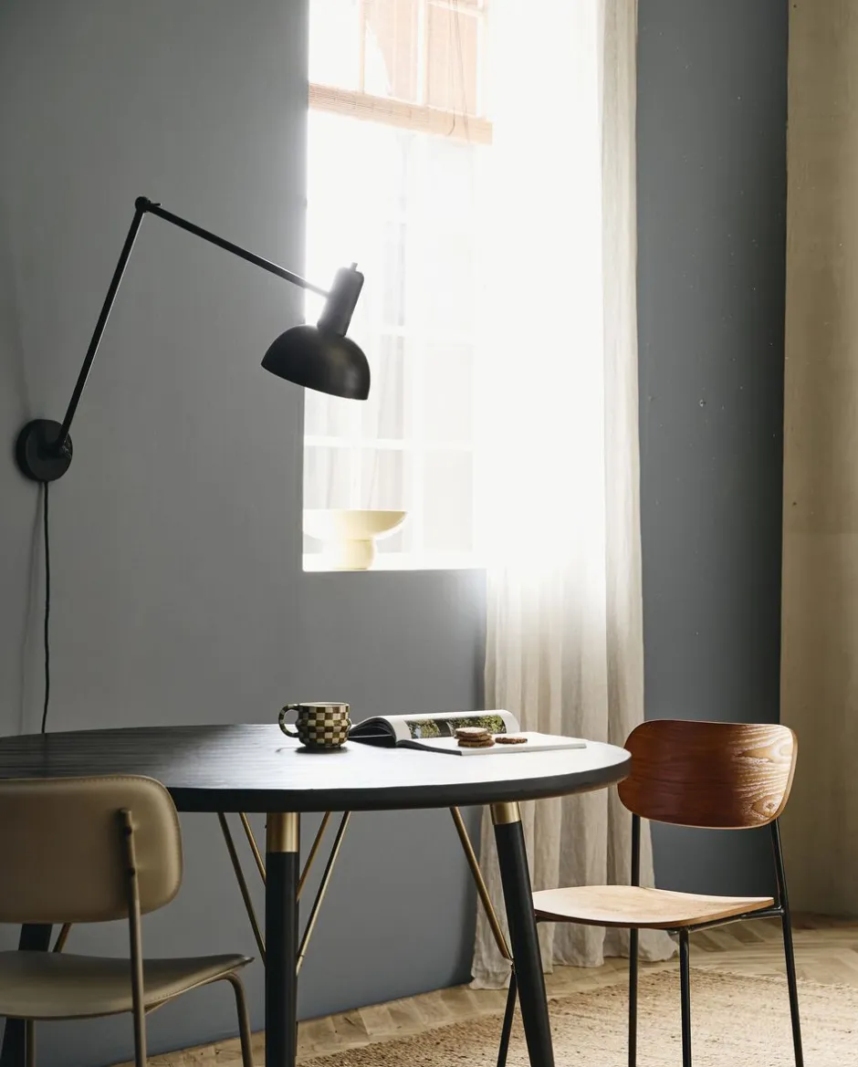 Væglamper<Nordal FREYA wall lamp - black