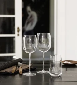 Glas<Holmegaard Future 6 stk. Vandglas klar 25 cl