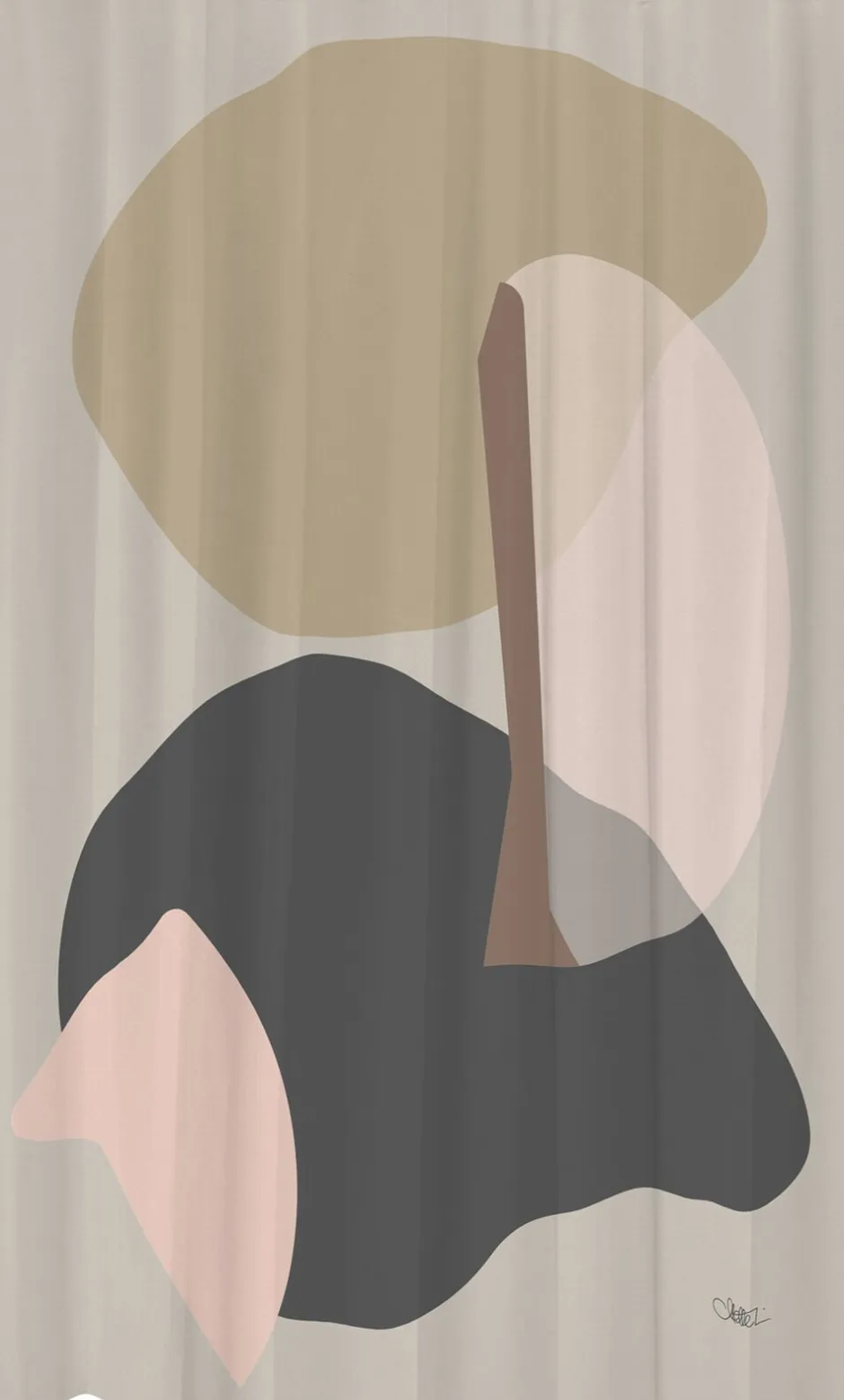 Badeforhæng<Mette Ditmer GALLERY shower curtain