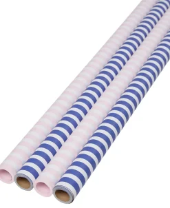 Gaveindpakning<Magasin du Nord Collection Gavepapir stribet sampak 4x70x300cm