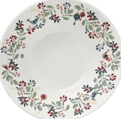 Julestel<Rosendahl GC Cottage Skål Ø19 cm hvid m. deko