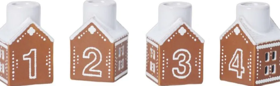 Adventsstager<Kähler Gingerbread Adventsstage H7. 5 brun