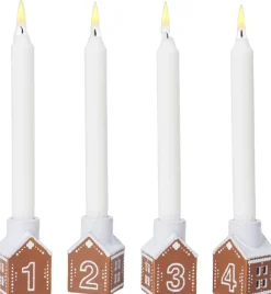 Adventsstager<Kähler Gingerbread Adventsstage H7. 5 brun