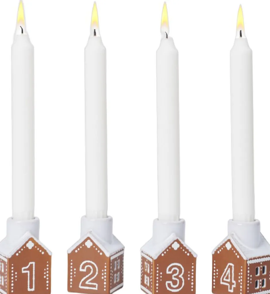 Adventsstager<Kähler Gingerbread Adventsstage H7. 5 brun