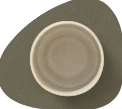 Tekstiler Til Borddækning<LIND DNA Glass Mat Curve Nupo Army Green