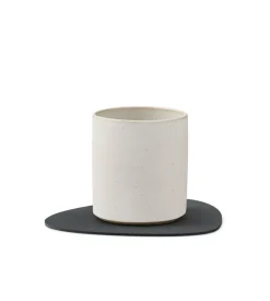 Tekstiler Til Borddækning<LIND DNA GLASS MAT CURVE (11x13cm) NUPO anthracite