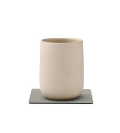 Tekstiler Til Borddækning<LIND DNA GLASS MAT SQUARE (10x10xm) NUPO light grey