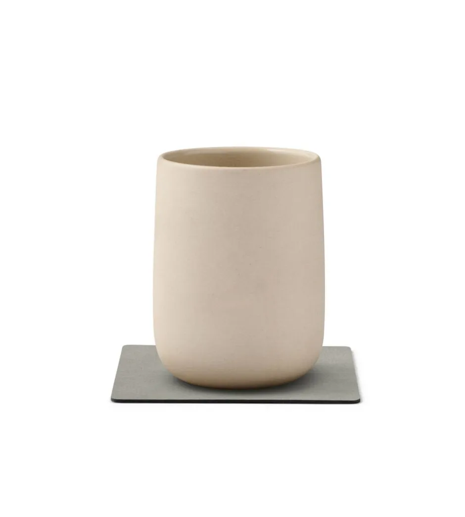 Tekstiler Til Borddækning<LIND DNA GLASS MAT SQUARE (10x10xm) NUPO light grey