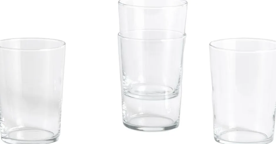 Glas<Hay Glass-Set of 4 Large-Clear