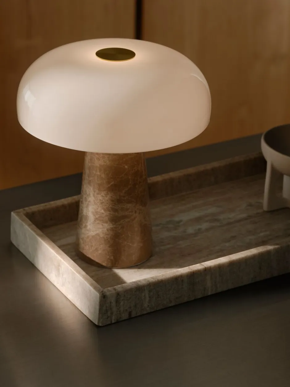 Bordlamper<DFTP GLOSSY MINI TABLE E14 G45 BEIGE