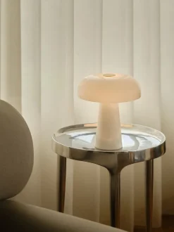 Bordlamper<DFTP GLOSSY MINI TABLE E14 G45 WHITE