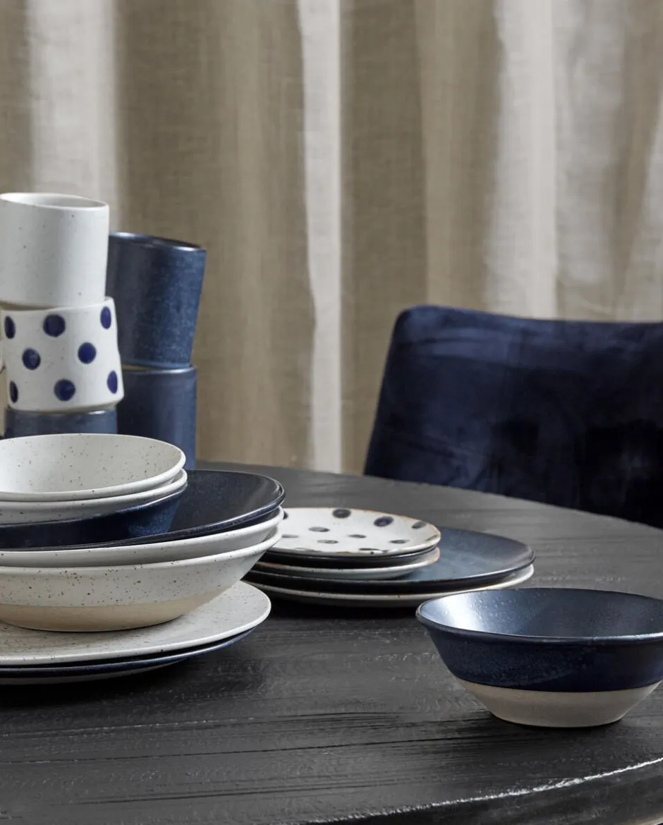Tallerkener<Nordal GRAINY bowl, dark blue