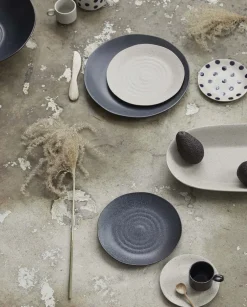 Tallerkener<Nordal GRAINY saucer/cake plate, sand