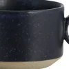 Kopper & Krus<Nordal GRAINY tea cup w. handle, dark blue