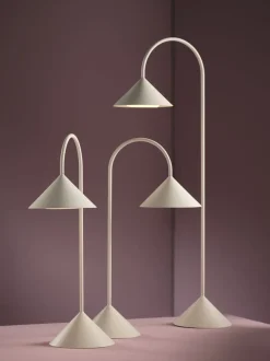 Trådløse Lamper<Frandsen Grasp Portable Table Lamp H47 Matt white