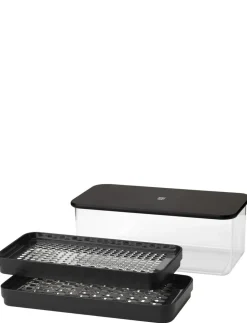 Køkkenartikler<RIG TIG GRATE-IT rivejern med beholder black