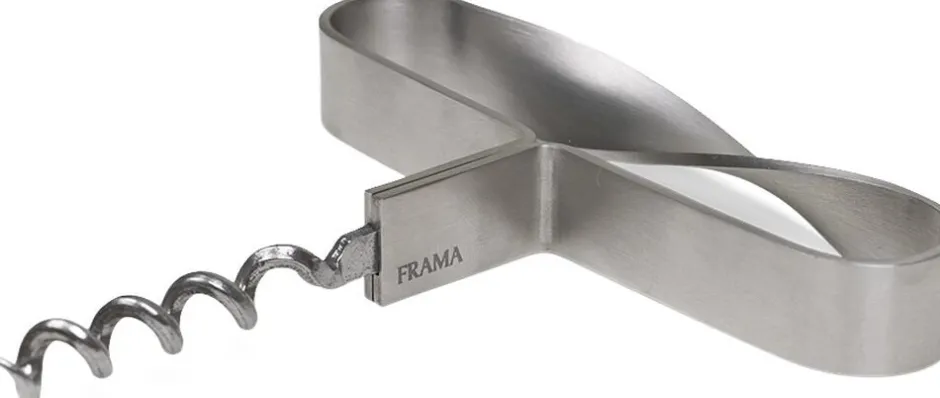 Bar & Vin<Frama Ground Corkscrew | Stainless Steel