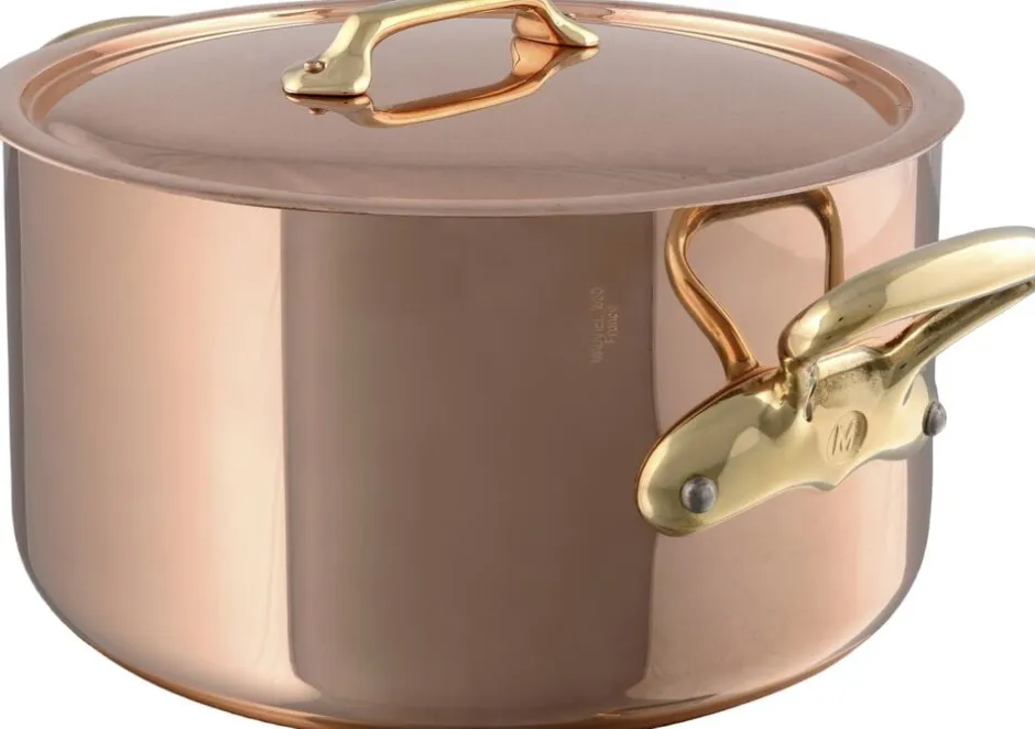 Gryder & Pander<Mauviel Gryde med låg 8,3 liter Kobber/Rustfrit stål