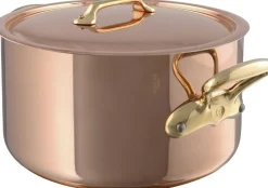 Gryder & Pander<Mauviel Gryde med låg 5,6 liter Kobber/Rustfrit stål