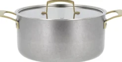 Gryder & Pander<Pillivuyt Gourmet Gryde med låg Durance 5 liter 24 cm Rustfrit stål