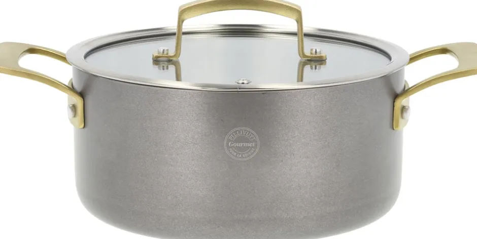 Gryder & Pander<Pillivuyt Gourmet Gryde med låg Durance 2,9 liter 20 cm Rustfrit stål