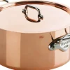 Gryder & Pander<Mauviel Gryde med låg M'150S 5,9 liter Kobber/Stål