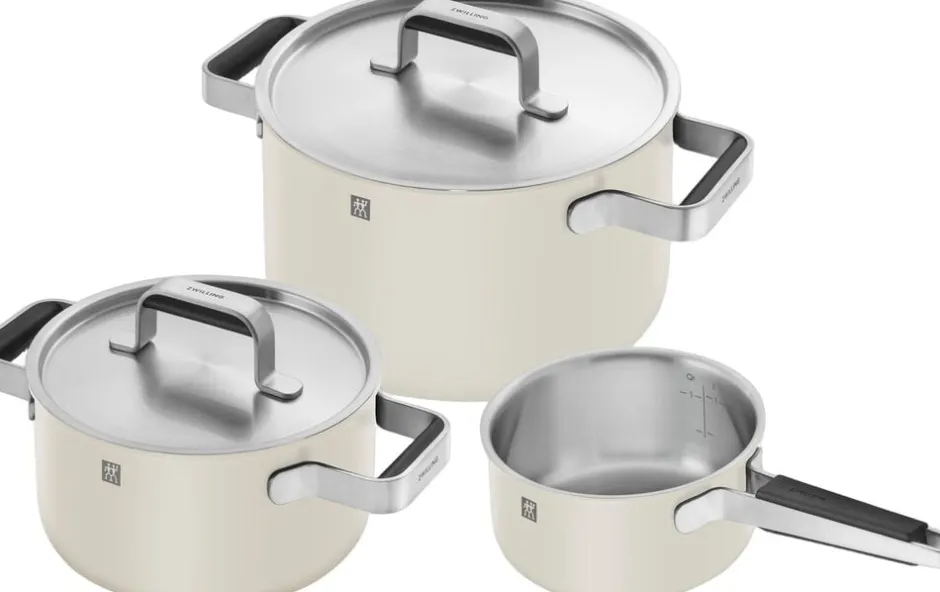 Gryder & Pander<Zwilling Gryde- og pandesæt, 3-dele, 18/10 rustfrit stål